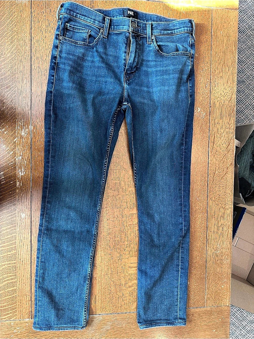 Paige Skinny Jeans Blue Waist 34
